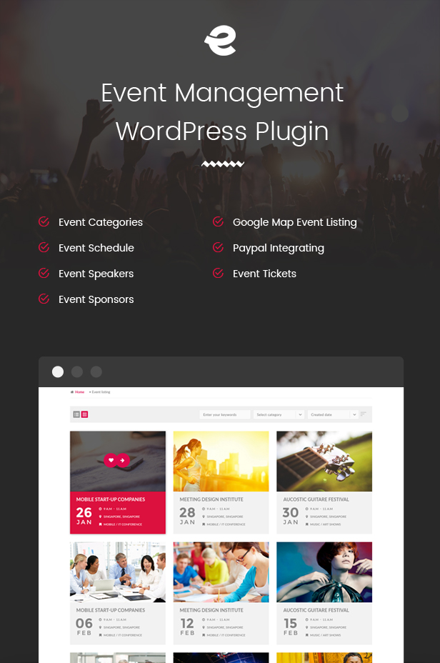 Ereignis-WordPress-Thema