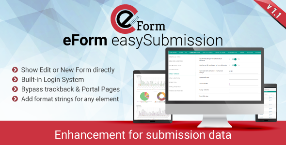 <pre>eForm easySubmission - Direct Form Edit & Extended Format String