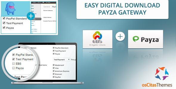 Einfacher digitaler Download Payza & EBS Zahlungsgateways