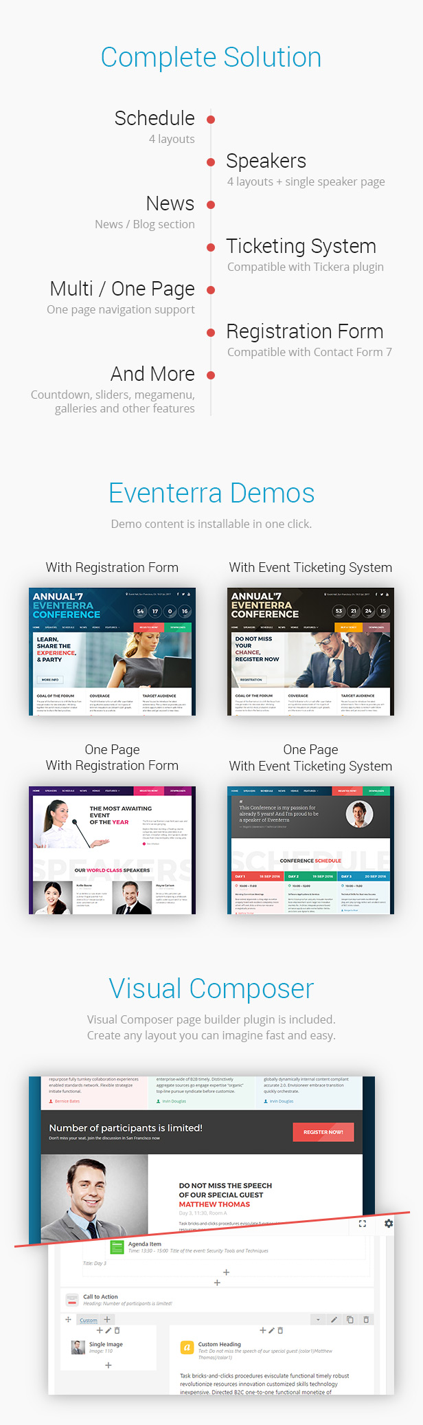 Eventerra - Event Konferenz WordPress Template