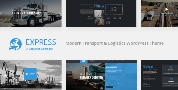 EXPRESS - Modernes Transport & Logistik WordPress Layout