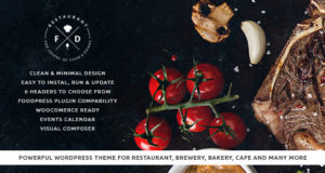 Essen & Trinken – Ein elegantes Restaurant / Café / Pub WordPress Layout