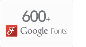 600+ Google Schriftarten