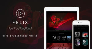 Felix – Responsive Musik, Event WordPress Layout