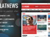 FlatNews - Responsives Magazin WordPress Vorlage