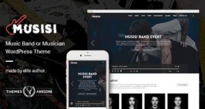 WordPress Themes für Musiker, Bands – Musisi