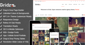 Gridz – Kreativagentur Retina Ready WP Vorlage