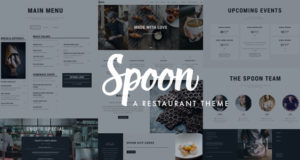 Löffel – ein Premium Responsive Restaurant WordPress Layout