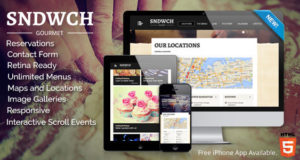 SNDWCH – Restaurant WordPress Layout