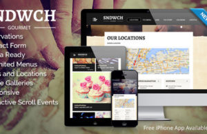 SNDWCH – Restaurant WordPress Layout