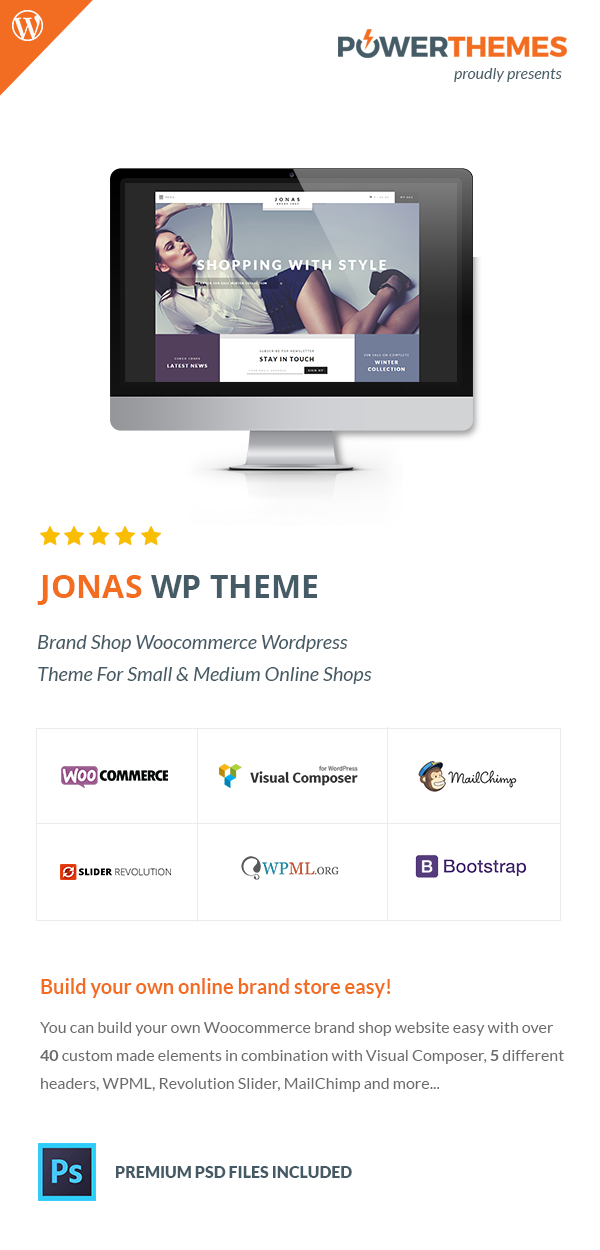 Jonas - Woocommerce Markenshop WP Template