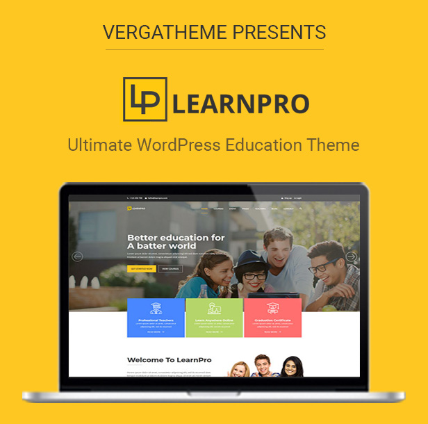 LearnPro - Bildung WordPress Layout