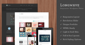 Langwelle – Mehrzweck Responsive WordPress Vorlage