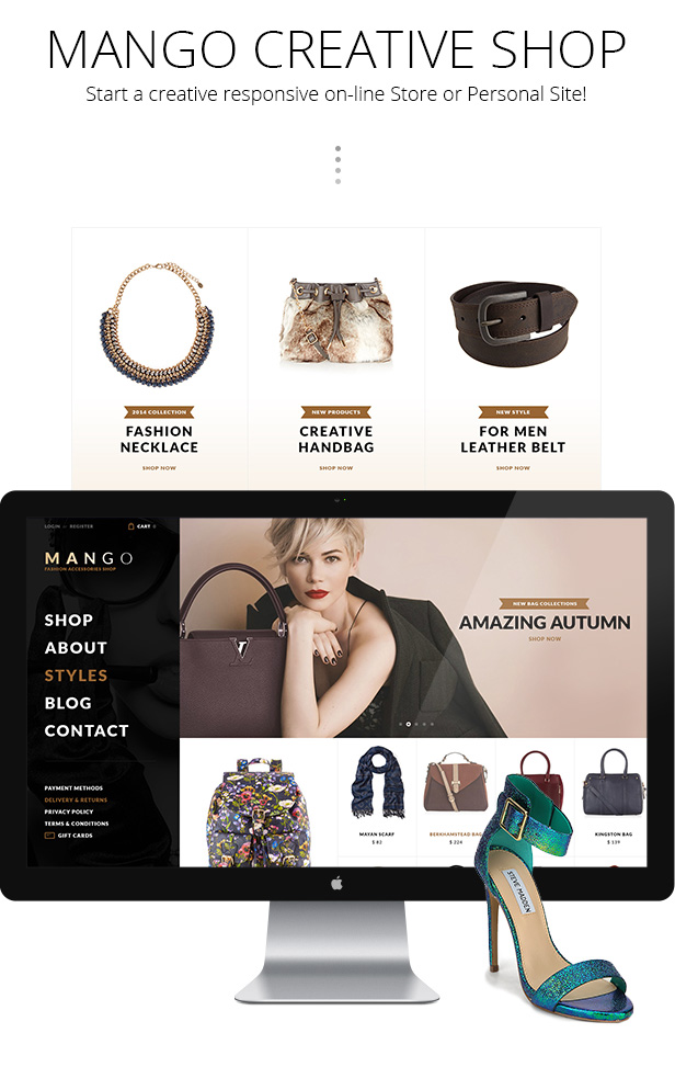 Mango - Kreatives vielseitiges WooCommerce-Thema