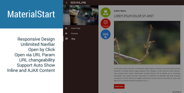 MaterialStart jQuery