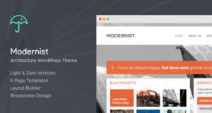 Modernist – Architektur & Ingenieur WordPress Template