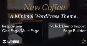 Neuer Kaffee – Responsive Layers WordPress Vorlage