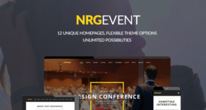 NRGevent – Konferenz & Event WordPress Vorlage