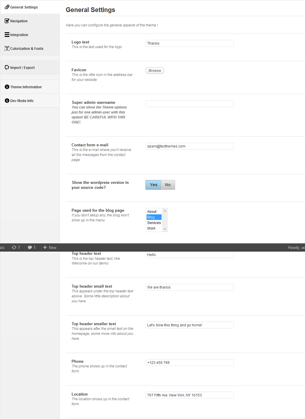 Tharsis - Responsives One Page Portfolio Layout