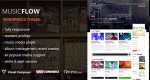 MUSICFLOW – Musik, Bands WordPress Thema