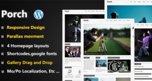 Veranda Responsive Minimal WP Vorlage