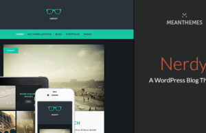 Nerdy: Ein WordPress Blog Template