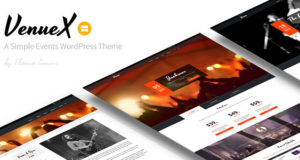 Veranstaltungsort X – Einfache Veranstaltungen WordPress Vorlage