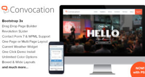 Convocation – Veranstaltung und Konferenz WordPress Template