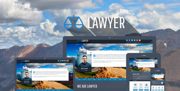 Anwalt - Bootstrap Responsive WP Vorlage