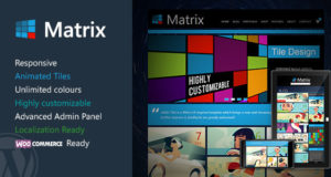 Matrix – Responsives WordPress Layout