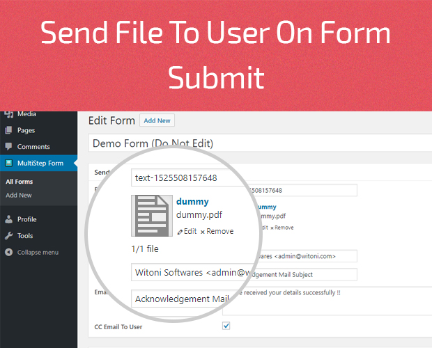 ProForms - WP mehrstufiges Kontaktformular Plugin