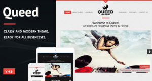 Queed – Geschäft WordPress Template
