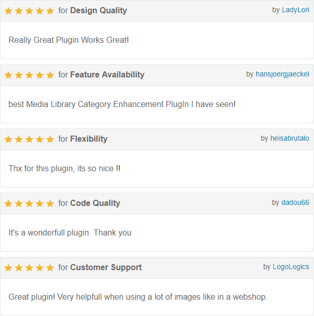 Rezension Media Library Kategorie Plugin für WordPress