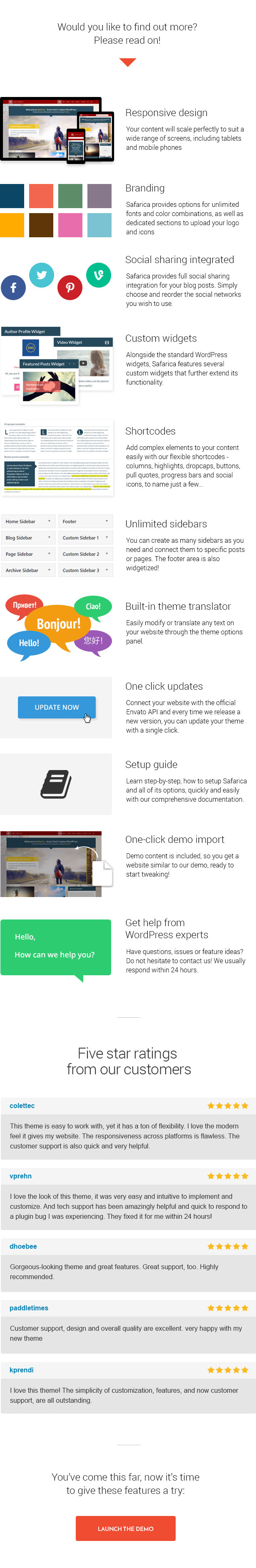 Safarica - Intelligentes und kreatives WordPress Blog Vorlage