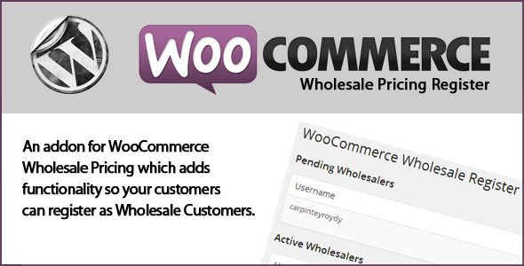 WooCommerce Großhandel Registrieren