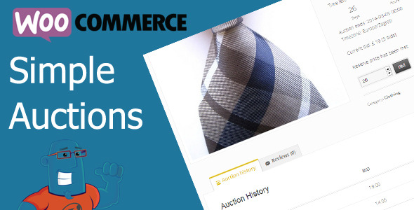 WooCommerce Einfache Auktionen - WordPress Auktionen