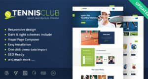 Tennisclub | Sport & Events WordPress Layout
