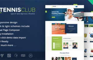 Tennisclub | Sport & Events WordPress Layout