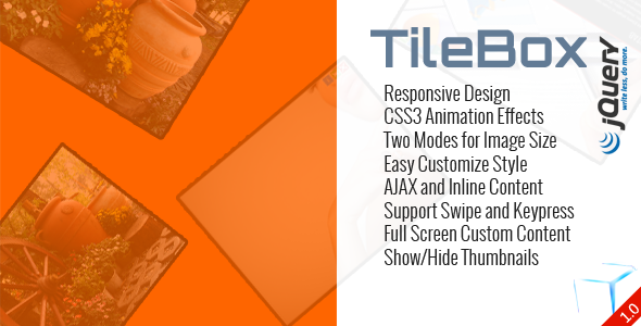 TileBox jQuery Responsive LightBox