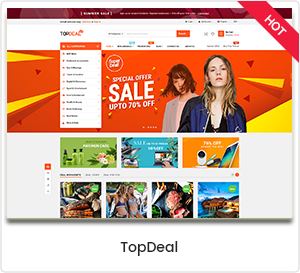 Topdeal - Mehrzweck-Marktplatz WooCommerce WordPress Theme