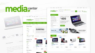 MediaCenter - Elektronikladen WooCommerce Layout