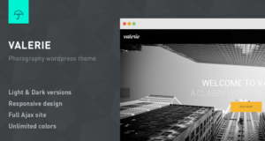 Valerie – Fotografie WordPress Layout