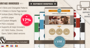 Vintage eingetaucht – Vintage WordPress Layout