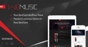 WeMusic – Musikband-Ereignis-WordPress-Thema