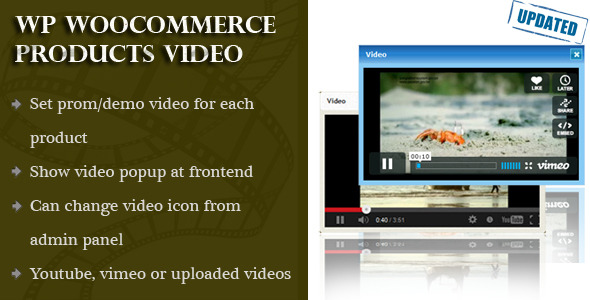 Woocommerce Produkte Video