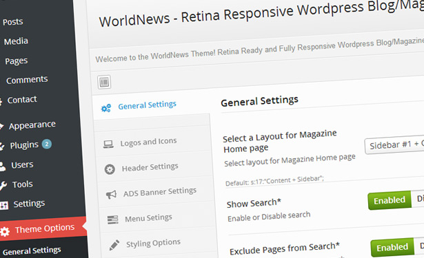 WorldNews - Responsives WordPress Blog  Magazin