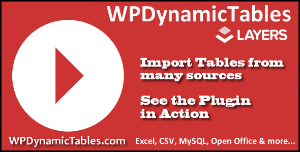 WP dynamische Tabellen - Video Demo