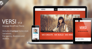 Versi – OnePage WordPress Layout