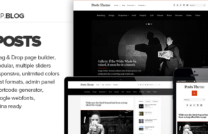 Beiträge – Responsive Persönliches Blog Template