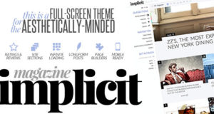 Implizit – Full-Screen Blazing-Fast-Magazin-Thema